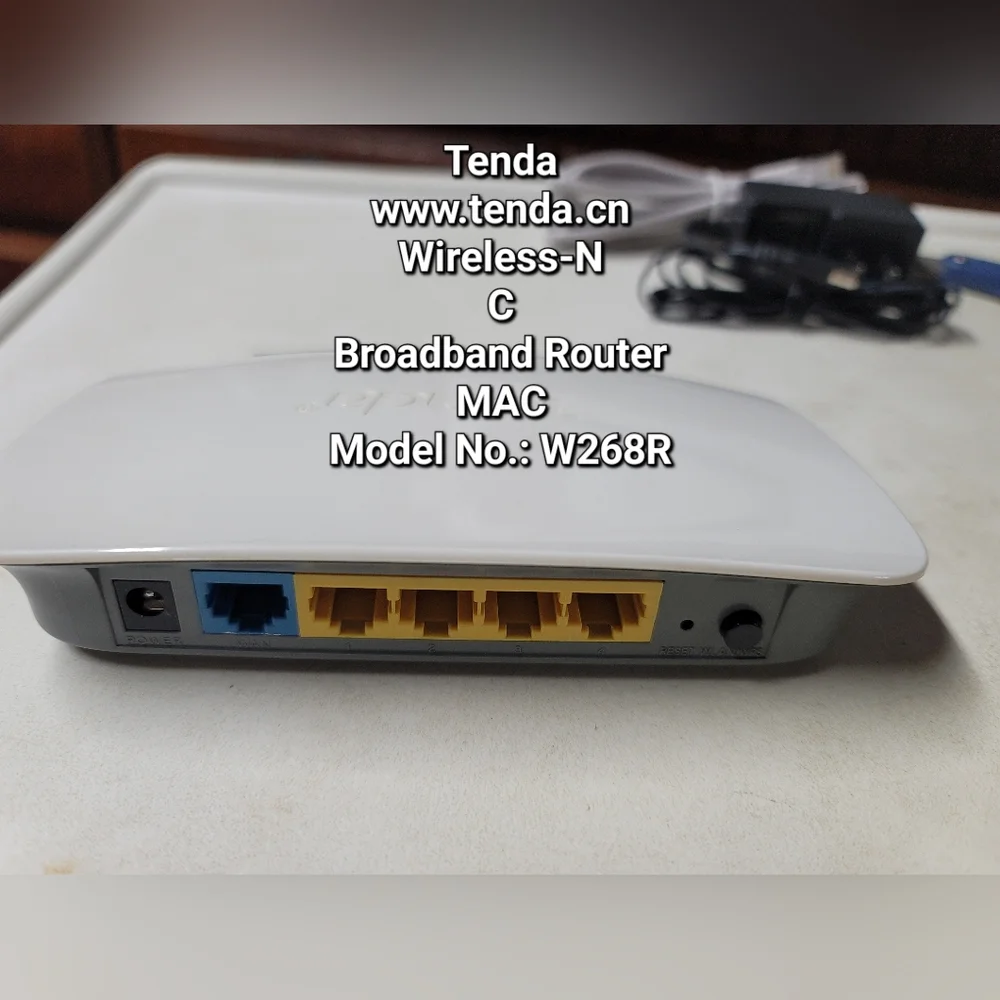 TENDA Wireless Router WHITE - Picture 4 of 6